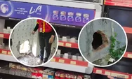 Pencurian Bobol Tembok Dinding Kamar Mandi Alfamart di Simpenan