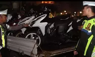 Operasi KRYD 19 Motor Berknalpot Brong Diamankan Polres Sukabumi Kota
