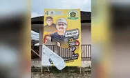Pengrusakan Baliho Asep Japar Minta Pendukungnya Tetap Santun
