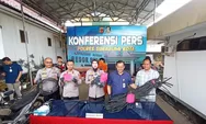 Pencuri Kabel Tower Bawa Soft Gun Ditangkap Polres Sukabumi Kota Ternyata Warga Kebonpedes