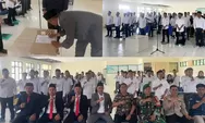 63 Orang Jalani Pelantikan dan Bimbingan Teknis Pengawas TPS di Kecamatan Tegalbuleud