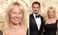 Berani Beda, Pamela Anderson Pukau Semua dengan Tampilan Natural Golden Globes 2025
