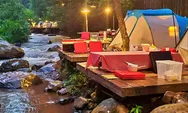 Pineus Tilu: Camping Unik di Tepi Sungai dengan Suasana Hutan Pinus Bandung