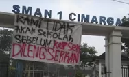 Dugaan Kekerasan Kepala Sekolah, Ratusan Siswa SMAN 1 Cimarga Mogok Belajar