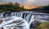 Keunikan Curug Parigi, Air Terjun Melebar ala Niagara di Tengah Kota