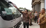 Simbolis, Mas Dhito Serah Terima Kendaraan Oprasional KDKMP dan Ingatkan Pentingnya Pengelolaan Profesional