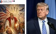 Donald Trump Unggah Visual Religi dan Kritik Kinerja Paus Leo XIV di Truth Social