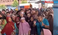 Video: Harga Beras Melejit, Ribuan Warga Pekalongan Rela Berdesakan demi Beli Beras Murah