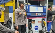 Polisi Pantau SPBU di Lumajang, Pastikan Distribusi BBM Lancar dan Antrean Tertib