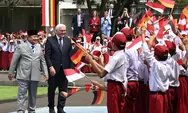 Prabowo Sambut Presiden Jerman Frank Walter Steinmeier di Istana Merdeka