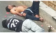 Sejumlah Pemuda Tidur di Pinggir Jalan Lenteng Agung, Diduga Usai Konsumsi Miras