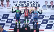 Tampil Dominan, Tim Balap Motor Padang Sabet 3 Emas Porprov Sumbar 2026