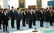 16 Pejabat Reshuffle Kabinet Merah Putih Dilantik Prabowo: Ada Menko, Menteri, hingga Kapolri. 