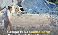 Breaking News: Gempa 6,1 Magnitudo di Sumba Barat Daya, Satu Warga Dilaporkan Meninggal