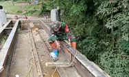 Kodim 0207/Simalungun Pembangunan Jembatan Bah Boluk di Simalungun Capai Progres 41,10 Persen