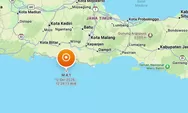 Gempa M4,1 Guncang Laut Blitar, Getarannya Terasa hingga Malang dan Trenggalek