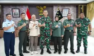 Pangdam I/BB Terima Dir SDM Kuathan Kemhan, Bahas Aturan Status Gugur Prajurit TNI