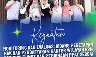 Kantor Pertanahan Kabupaten Serdang Bedagai Menerima Kunjungan Bidang Penetapan Hak dan Pendaftaran Kanwil BPN Sumatera Utara
