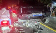 Mencekam di Jembrana! Mobil Chery Seruduk Barisan Pengantre BBM, 8 Motor Tak Berbentuk di Kolong