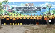 Green Policing, Kapolda Sumut Pimpin Penanaman Pohon di Mapolda