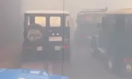 Api Kepung Bukit Penanjakan Bromo, Wisatawan Kini Cuma Boleh Sampai Lemah Pasar