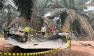 Benda Misterius di Kebun Sawit Kalimantan Ternyata Serpihan Roket China