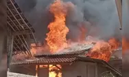 Tinggalkan Kompor Gas Menyala, Rumah Kayu di Pamulihan Sumedang Ludes Terbakar