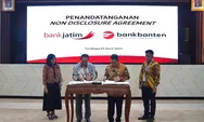 BERITA TERBARU: Penandatanganan NDA antara Bank Jatim dan Bank Banten untuk Pembentukan Kelompok Usaha Bank (KUB)