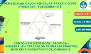 Contoh Refleksi Model Segitiga, Pembekalan CPP (Calon Pengajar Praktik) Hari ke-5 Angkatan 11 Gelombang 5