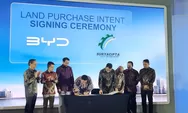 BYD Motor Indonesia Teken MUO Pengadaan Lahan dengan Suryacipta Swadaya untuk Pengembangan Industri EV BYD 
