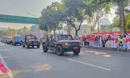 MV3 Maung Tangguh Kawal Kirab Bendera Pusaka Merah Putih dan Teks Proklamasi ke IKN