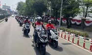 Convoy Merdeka Bikers Honda PCX Jakarta, Wahana Ajak Komunitas Rolling City Sembari Berdonasi