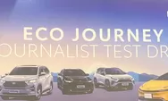 Toyota Dorong Mobilitas Berkelanjutan melalui "Eco Journey Journalist Test Drive"