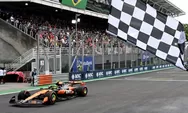 F1 Brasil 2025: Lando Norris Menangi Sprint Race, Kimi Antonelli Kedua