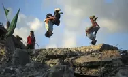 Di Antara Reruntuhan Bangunan Akibat Perang, Para Pemuda di Palestina Melepaskan Energi Negatif dengan Berlatih Parkour