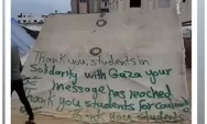 Salam Cinta dari Gaza untuk Peserta Aksi Bela Palestina dari Mahasiswa di Amerika, Apa Isi Salamnya? Sangat Menyentuh Hati 