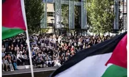 Membubarkan Paksa Aksi Protes Pro-Palestina oleh Para Mahasiswa di Ansterdam, Polisi Turun Tangan