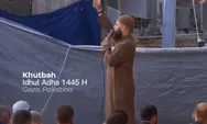 Khutbah Idul Adha 1445 H di Palestina Diantara Reruntuhan: Takdir Kita Bukan di Tangan Amerika Serikat atau Israel!