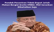 Madrasah dan Ponpes Tidak Kebagian Jatah Program Makan Bergizi Gratis (MBG), MUI Sarankan Dibatalkan