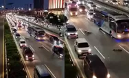 Merinding! Pria Tewas Tertabrak Mobil di Tol Dalam Kota Saat Arus Lalin Sedang Padat