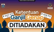 Libur Waisak 23-24 Mei 2024,  Aturan Ganjil Genap Jakarta Ditiadakan!
