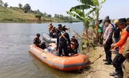Pilu! Tangis Pilu 2 Anak di Tepi Waduk Ngawi Saksikan Ayah Tenggelam Saat Berenang