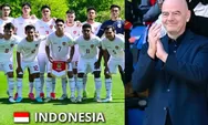 Pesan Presiden FIFA Gianni Infantino untuk Suporter Indonesia Usai Kalah Melawan Guinea