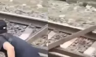 Warga Blokade Rel Kereta di Bandar Lampung, Diduga Tuntut Ganti Rugi ke KAI