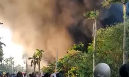 Kebakaran Hebat Landa 6 Gudang di Kawasan Industri Tangerang, 1 Orang Alami Luka Bakar Serius