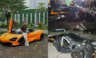 Ngeri! Mobil McLaren 720S Milik YouTuber Terbelah Dua Usai Kecelakaan di Sukoharjo, Begini Kronologinya