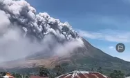 Awas Erupsi! Status Sinabung Naik Siaga, Pemkab Karo Bergegas Kosongkan Dua Desa Zona Merah