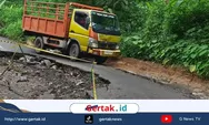 Hampir Sebulan Terabaikan, Jalan Kandangserang–Garungwiyoro Nyaris Putus di Watulawang DPU Dinilai Lamban. 