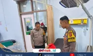 Polisi Sigap Bantu Pengendara Terjatuh di Juntikedokan, Korban Dilarikan ke RSUD