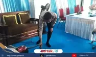 Jelang Tugas Pengamanan, Petugas Bersihkan Pos Yan Terminal Indramayu Demi Kenyamanan Masyarakat